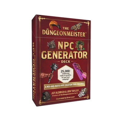 The Düngeonmeister Npc Generator Deck: A Mix-And-Match Npc Creation Tool for Rpgs by Aldrich, Jef