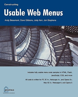 Constructing Usable Web Menus by Beaumont, Andy