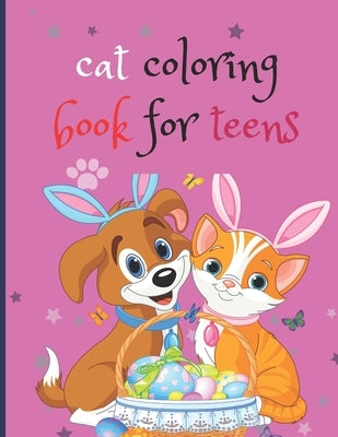 cat coloring book for teens: The Big Cat Coloring Book for Girls, Boys and All for kids ages 2-4,4-8,8-12 with Over 95 Illustrations (coloring book by Bikash, Nirmal
