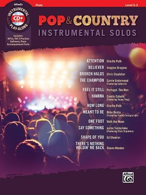 Pop & Country Instrumental Solos Flute: Book & CD by Galliford, Bill