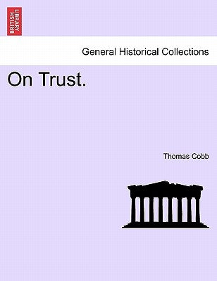On Trust. by Cobb, Thomas
