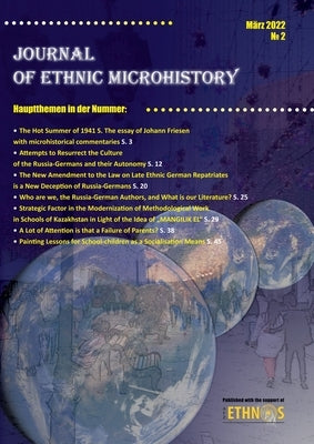 Journal of Ethnic Microhistory: No 2, März 2022 by Friesen, Walther