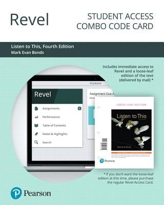 Revel for Listen to This -- Combo Access Card by Bonds, Mark