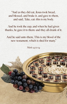 Communion Bulletin: Which Is Shed (Package of 100): Mark 14:22-24 (Kjv) by Broadman Church Supplies Staff