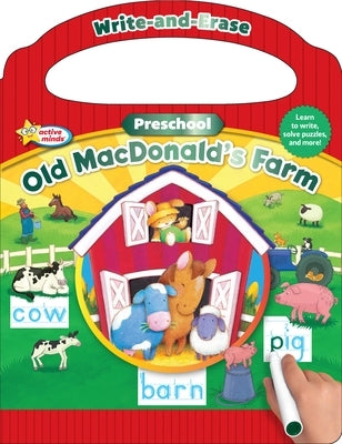 Active Minds Write-And-Erase Preschool Old Macdonald's Farm by Sequoia Children's Publishing