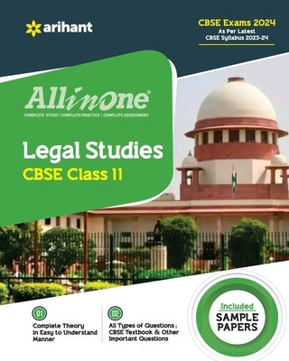 All In One Class 11th Legal Studies for CBSE Exam 2024 by Singh, Jyoti