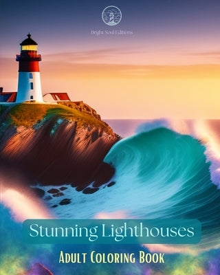 Stunning Lighthouses Adult Coloring Book Creative Designs with Amazing Lighthouses to Relief Stress and Relax: Enjoy a Pleasant Experience with This I by Editions, Bright Soul