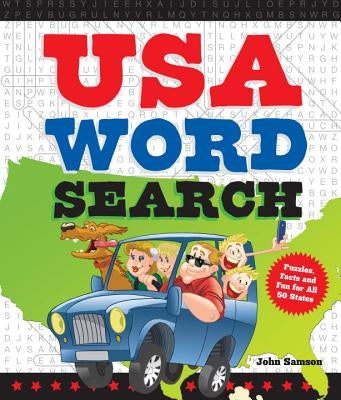 USA Word Search: Puzzles, Facts, and Fun for 50 States by Samson, John