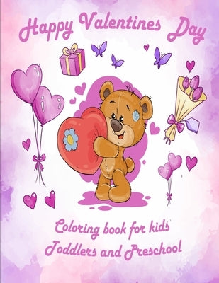 Valentine's Day Coloring Book for Kids: valentines coloring book for Preschool, big valentine's day coloring book, Cute Coloring Book for Little Girls by Coloring Book, Valentine's Day