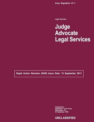Judge Advocate Legal Services by Army, Department Of the