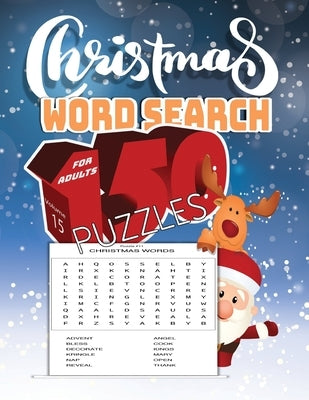 christmas word search 150 puzzles for adults Volume 15: Holiday Puzzle Book with Answers Large Print 192 pages, beautiful- time- christmas- word-searc by Design, S. M.