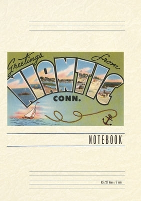 Vintage Lined Notebook Greetings from Niantic by Found Image Press