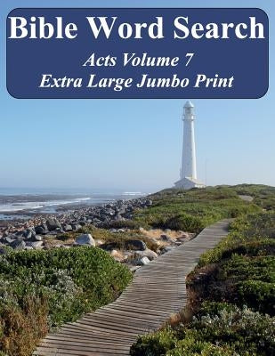 Bible Word Search Acts Volume 7: King James Version Extra Large Jumbo Print by Pope, T. W.