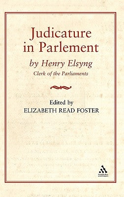 Judicature in Parlement by Elsyng, Henry