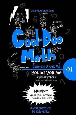 Cool-Doo Math: (Grade 3 & Grade 4) - Bound Volume 01 (Vol.01-Vol.04) by Feng, Peter