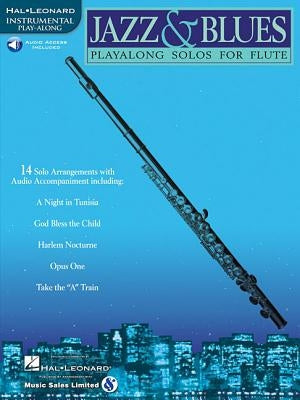 Jazz & Blues: Instrumental Play-Along for Flute [With] by Hal Leonard Corp