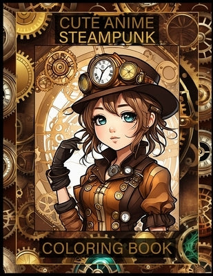 Cute Anime Steampunk Coloring Book by Funotes