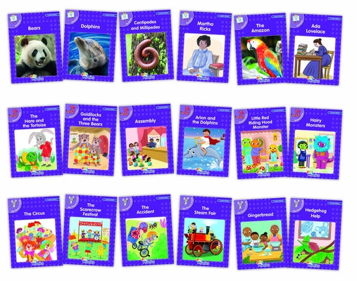 Core Purple Readers Complete Set (18 Books): In Print Letters (American English Edition) by Wernham, Sara
