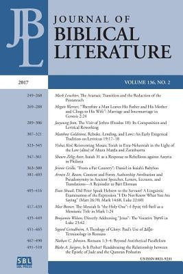 Journal of Biblical Literature 136.2 (2017) by Reinhartz, Adele