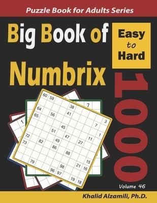 Big Book of Numbrix: 1000 Easy to Hard Puzzles (10x10) by Alzamili, Khalid