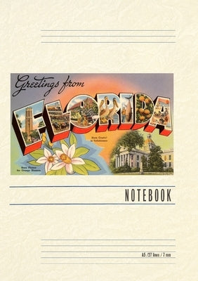 Vintage Lined Notebook Greetings from Florida by Found Image Press
