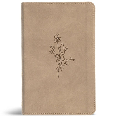 CSB Personal Size Bible, Digital Study Edition, Earth Suedesoft Leathertouch by Csb Bibles by Holman
