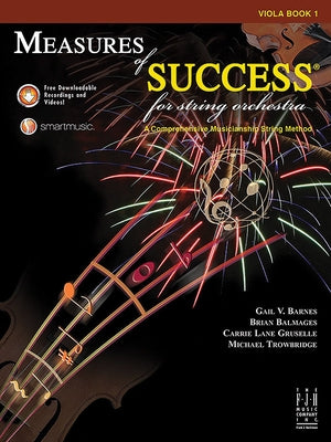 Measures of Success for String Orchestra-Viola Book 1 by Barnes, Gail V.