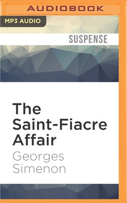The Saint-Fiacre Affair by Simenon, Georges