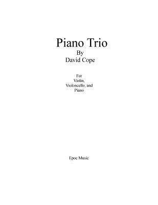 Piano Trio by Cope, David