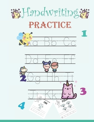 Handwriting Practice Book PRESCHOOL LEARNING: kindergarten workbook Gift for Kids by Store, Futoun