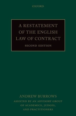 A Restatement of the English Law of Contract by Burrows, Andrew