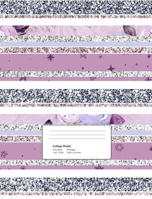 Fantasy Unicorns: College Ruled Notebook- 1 Subject Composition Notebook College Ruled 200 Pages- Cute College Ruled Notebook For Teens by Fischer, A.