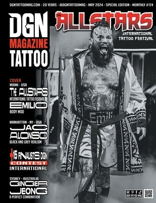 DGN Tattoo Magazine 20 Years #174 + 15 Finalists Contest International, book of tattoos: more than 100 tattoo for real, professional ... that will ins by Harbaruk, Sebastian