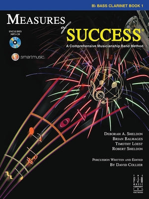Measures of Success Bass Clarinet Book 1 by Sheldon, Deborah A.