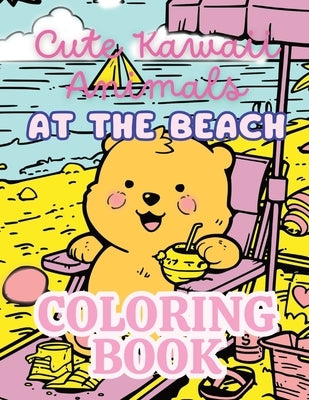 Cute Kawaii Animals at the Beach by Gold, Lucy