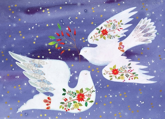 Doves in Flight Deluxe Boxed Holiday Cards (20 Cards, 21 Self-Sealing Envelopes) by 