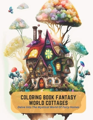 Coloring Book Fantasy World Cottages: Delve Into The Mystical World Of Fairy Homes by Figueroa, Diana