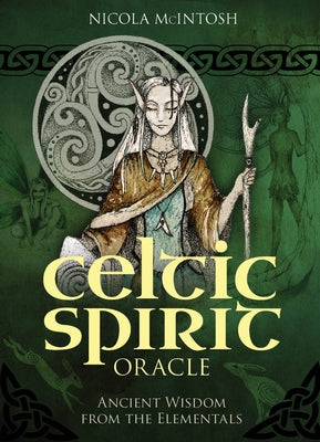 Celtic Spirit Oracle: Ancient Wisdom from the Elementals (36 Gilded-Edge Full-Color Cards and 112-Page Book) by McIntosh, Nicola