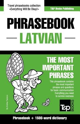 English-Latvian phrasebook & 1500-word dictionary by Taranov, Andrey