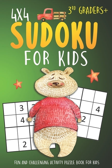 Sudoku For 3rd Graders: 4x4 Sudoku Puzzle Books For Kids, Boys, Girls Large Print - The Beginners Brain Games For Weekend or Travel by Puzzles, Novedog