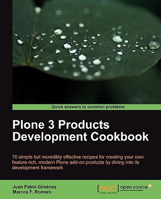 Plone 3 Products Development Cookbook by Romero, Marcos F.