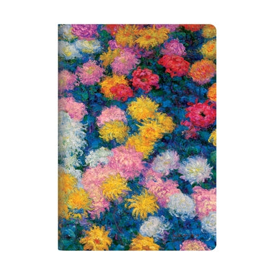 Monet's Chrysanthemums A4 Unlined Softcover Cahier, 80pg, 100gsm by Paperblanks (Monet's Chrysanthemums) by Paperblanks