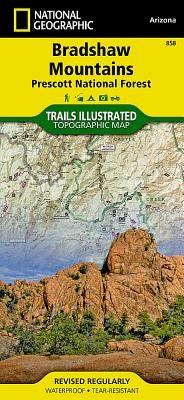 Bradshaw Mountains Map [Prescott National Forest] by National Geographic Maps
