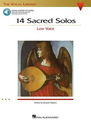 14 Sacred Solos Low Voice - Book/Online Audio [With 2 CDs] by Hal Leonard Corp