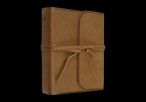 ESV Single Column Journaling Bible (Natural Leather, Brown, Flap with Strap) by 