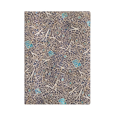 Granada Turquoise MIDI Lined Softcover Journal, 176pg, 100gsm by Paperblanks (Moorish Mosaic) by Paperblanks