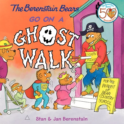 The Berenstain Bears Go on a Ghost Walk: A Halloween Book for Kids [With Tattoos] by Berenstain, Jan