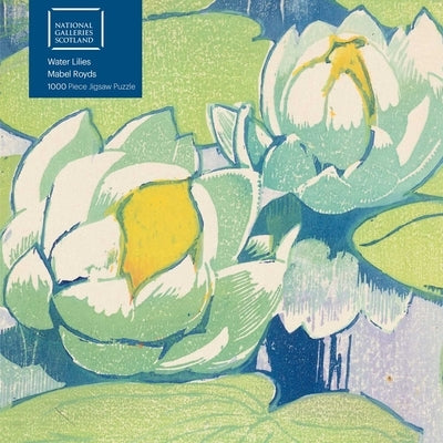 Adult Jigsaw Puzzle Ngs: Mabel Royds - Water Lilies: 1000-Piece Jigsaw Puzzles by Flame Tree Studio