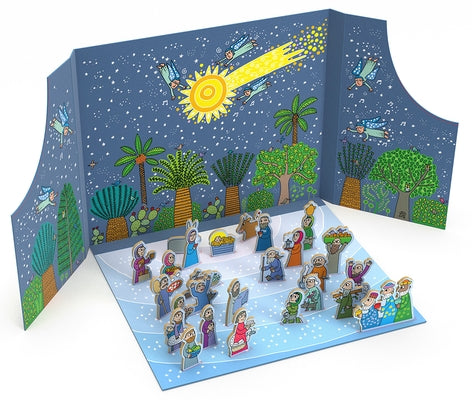 The Birth of Jesus Advent Calendar and Nativity Scene by Traini, Agostino