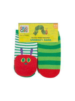 World of Eric Carle: The Very Hungry Caterpillar Baby/Toddler Socks 4-Pack - 2t-3t by Out of Print